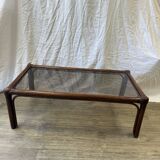 Table basse en rotin