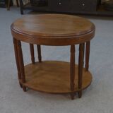 Art Deco solid oak oval table 1930