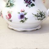 Royal Albert Teapot – Flowers of the Month – Vintage English Porcelain