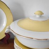 Set of Lunéville soup plates and tureen