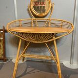 Rattan dressing table