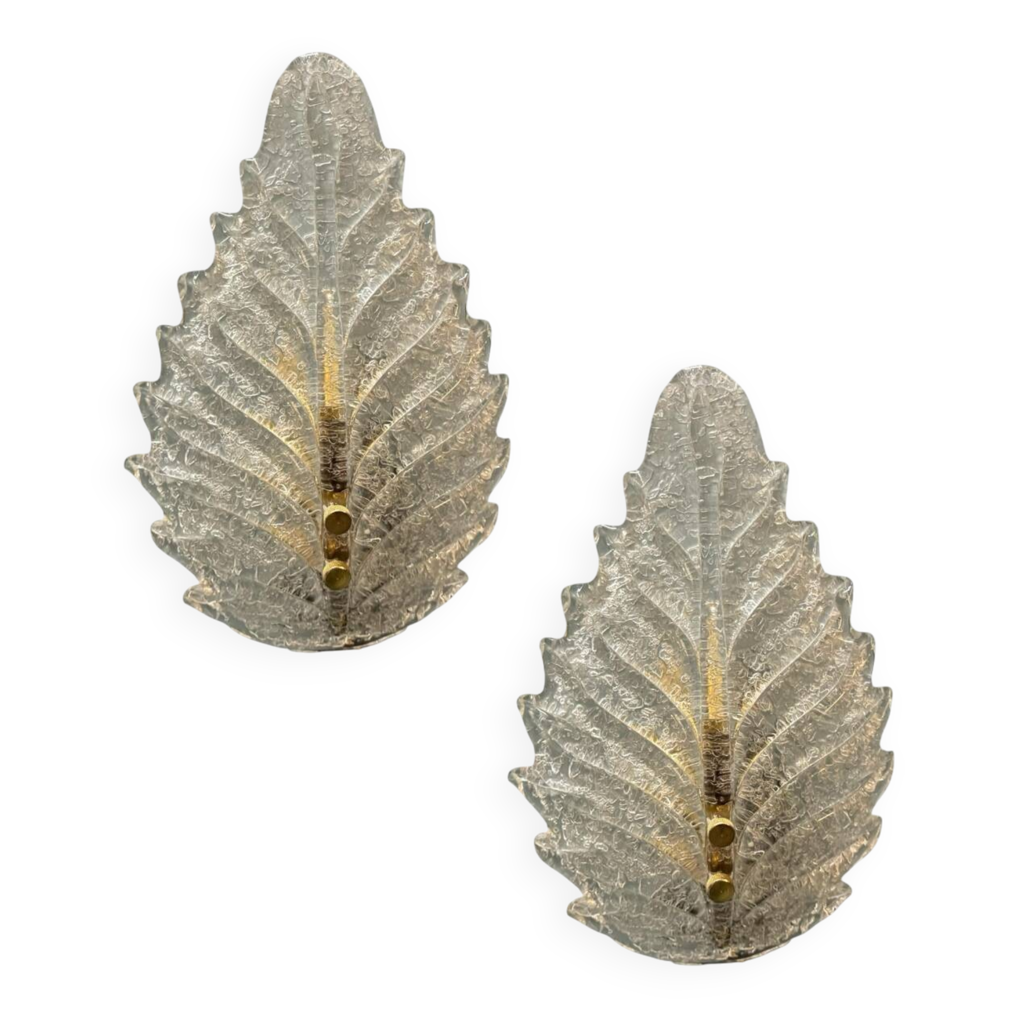 Murano Glass Sconces Set of 2 1970’s