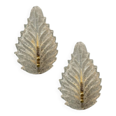 Murano Glass Sconces Set of 2 1970’s