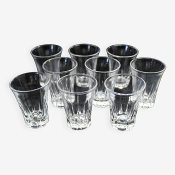 Ensemble de 9 Verres à Liqueur ou à Shot - Art Déco 1940 certifié