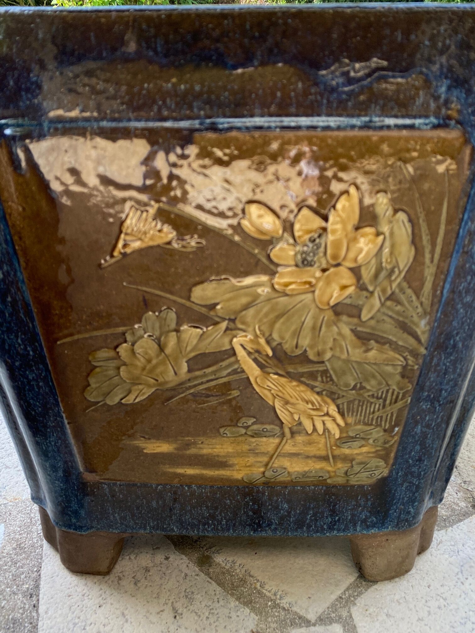 Duo of Large Ceramic Pots