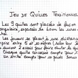 Set of 9 turned wooden pins