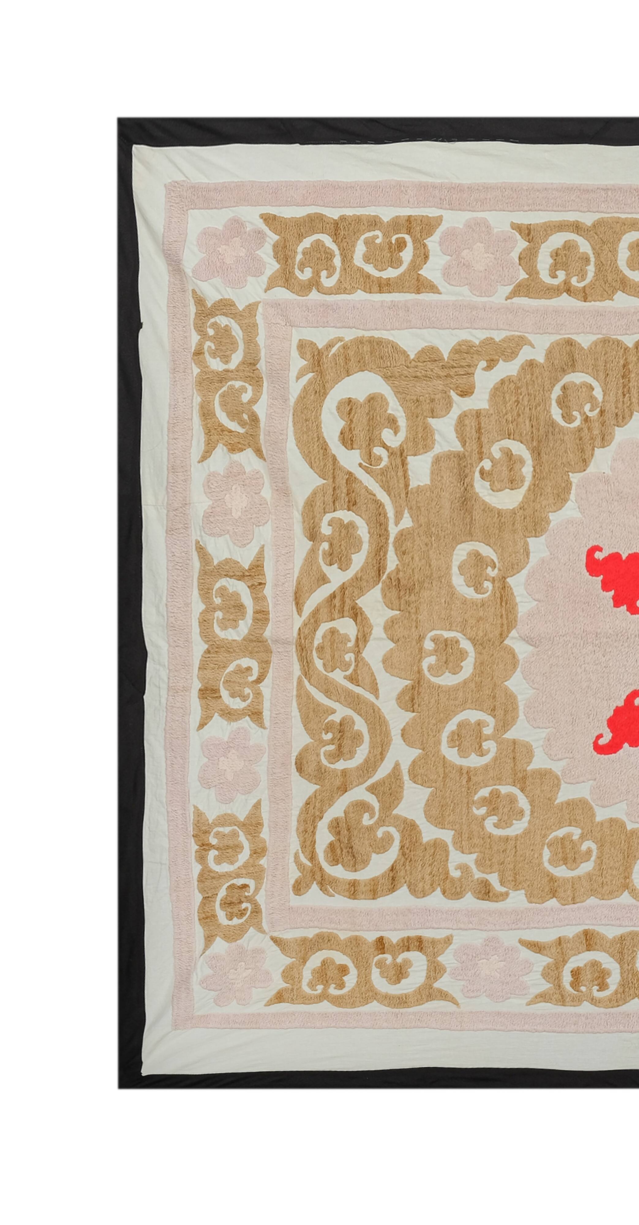 Hand knotted rug, vintage Turkish rug 121x153 cm