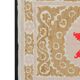 Hand knotted rug, vintage Turkish rug 121x153 cm