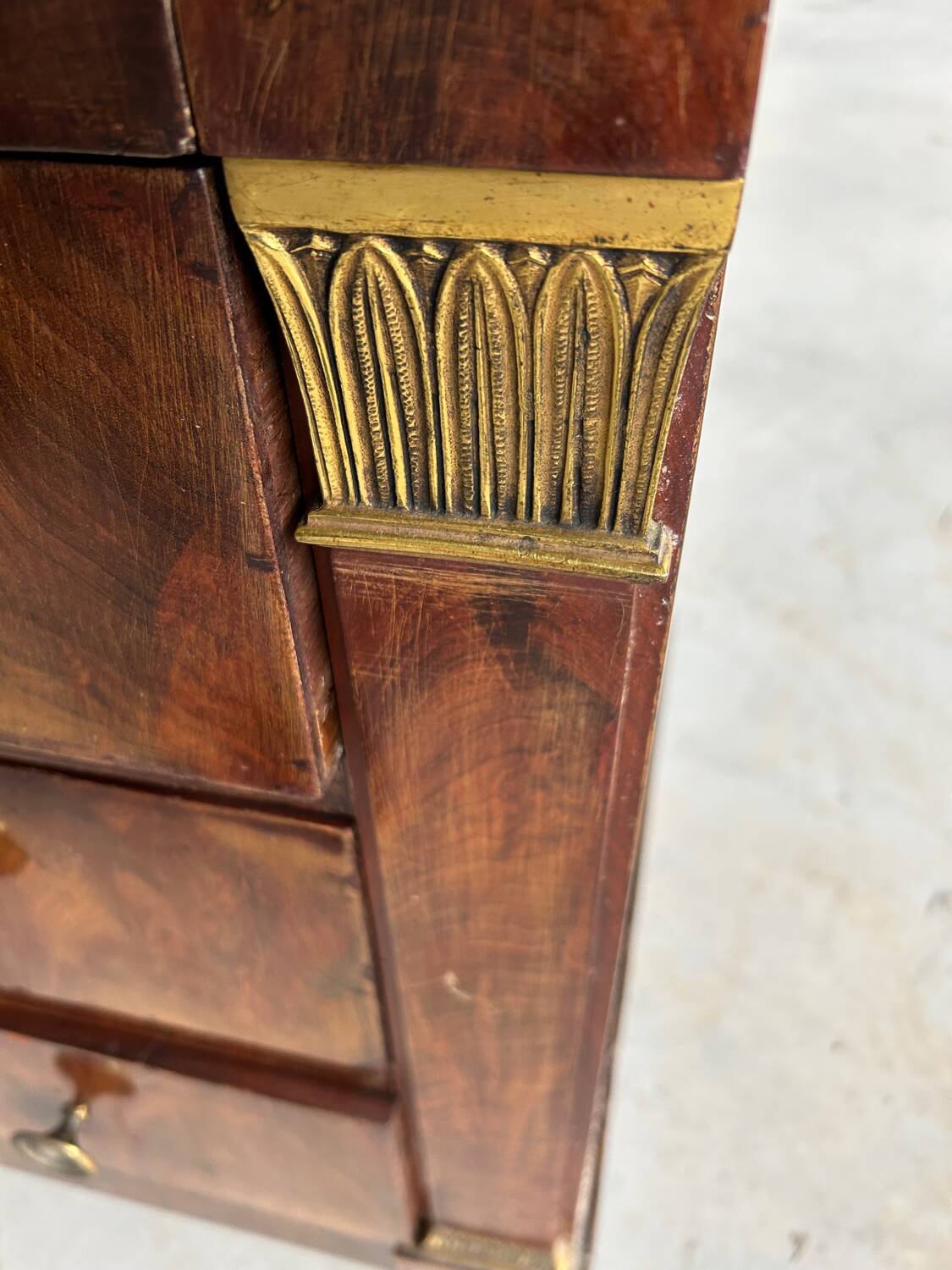 Empire style chest of drawers