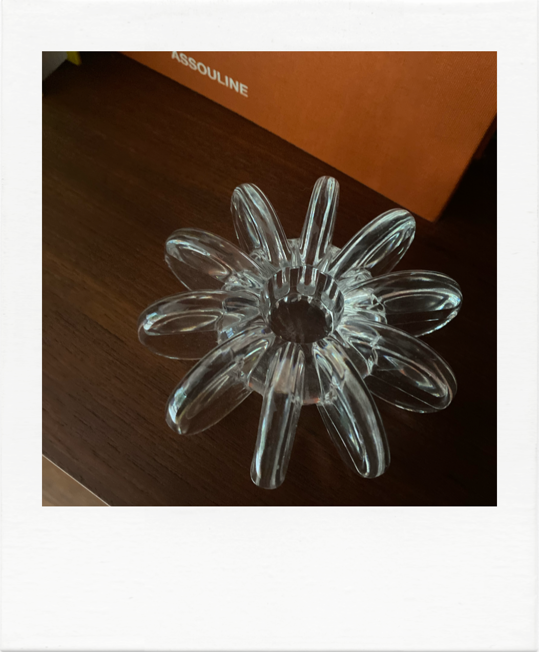 Bougeoir en cristal