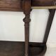 Console coat rack in Louis XVI style with bronze panthers, 20th century.