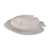 Service 6 plates and shellfish dish Arcoroc