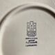 Set de 7 assiettes 1970s faience de Gien décor grès Lanzarote