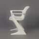 Chaise Kangourou Blanche par Ernst Moeckl pour Horn, années 1960 | Avec Accoudoirs