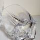 Five vintage crystal whiskey glasses