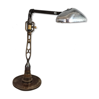 Lampe industrielle orientable. H.54 cm