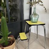 Yellow Formica step stool