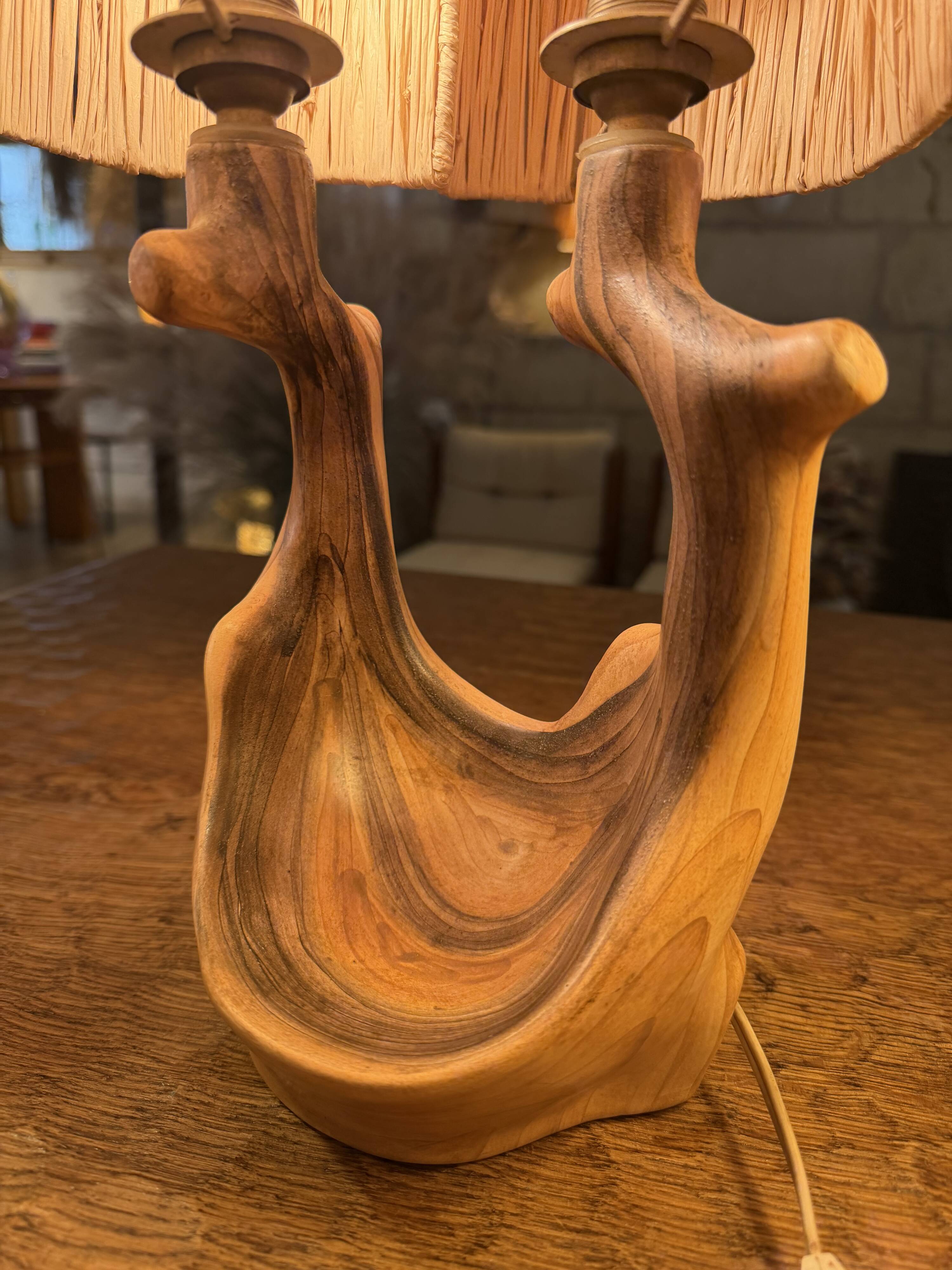 Grandjean jourdan vallauris pair of lamp bases 1960