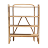 Vintage rattan bookcase