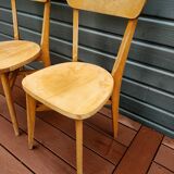 Paire de chaises bistrot vintage