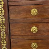 Antique mahogany architect's furniture from the end of the 19th century