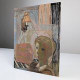 Huile sur panneau par Einar Granum, Norvège, années 1950
