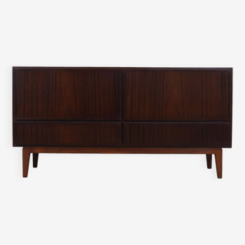 Mahogany chest of drawers, Danish design, 1970s, manufacturer: Omann Jun