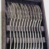 Christofle – 12 Silver-Plated Metal Sauce Spoons Dax Model