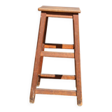 Dark oak high stool 650mm