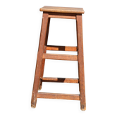 Dark oak high stool 650mm