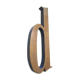 Old letter to sign iron d or p 30 cm