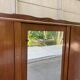 Art Deco wardrobe with mirrored door 145cm