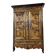 Wardrobe in walnut and burr walnut from louis xv xviii eme century