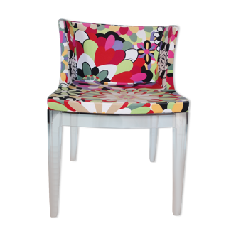 Mademoiselle armchair chair by Philippe Starck in Missoni fabric for Kartell