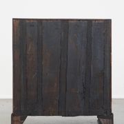 Antique English oak secretaire late 18th/early 19th century with stepped interior and working locks