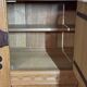 Solid oak bar cabinet