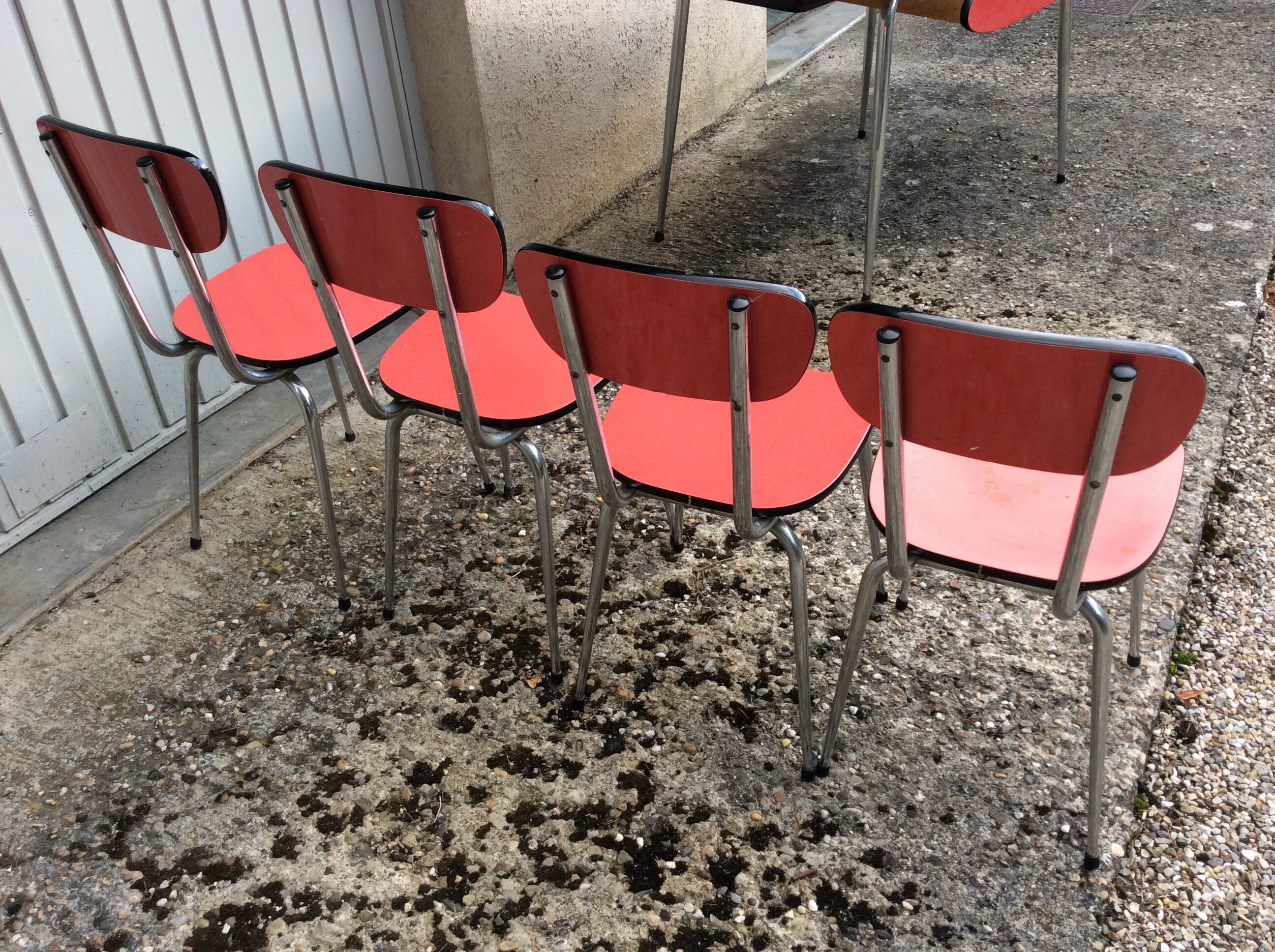 Formica kitchen table and chairs set