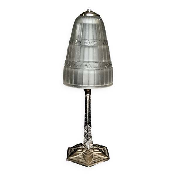 Lampe art deco verrerie des hanots
