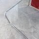 Table basse moderniste Bauhaus en acier tubulaire