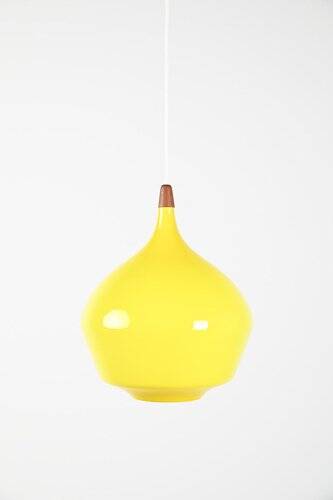 Yellow Pendant Light from Holmegaard