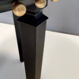 Table basse en hêtre noirci par Roberto Ventura, Italie, années 2000