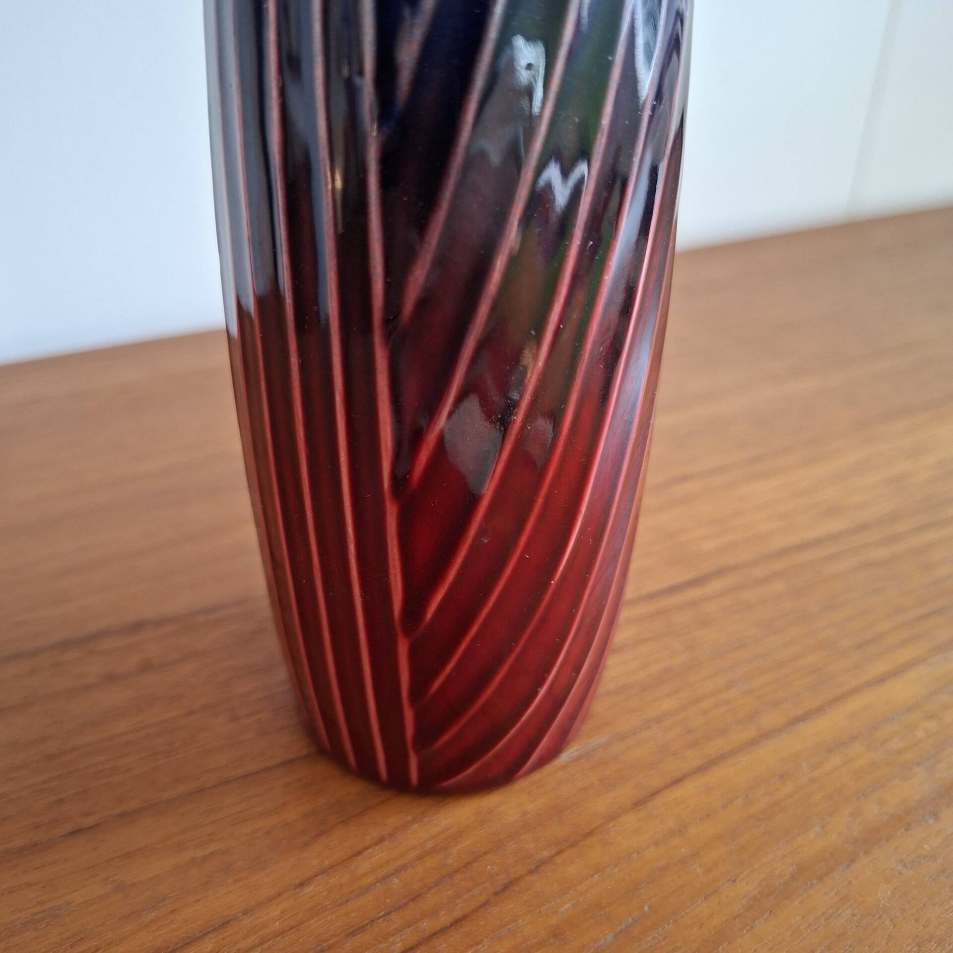 2 vases by Carl-Harry Stålhane, Rörstrand studio, Sweden, 1960s.