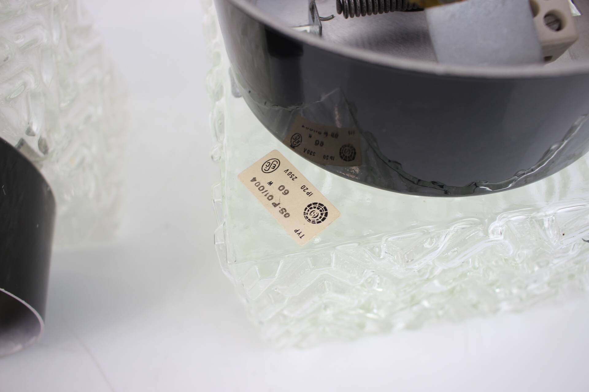 Pair of Mid-Century Wall or Sconces Lamps by Valasske Mezirici, 1960's