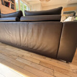 Bo concept chocolate leather 3-seater sofa, very good condition