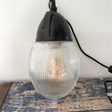 Set of two vintage industrial walkmen made of prismatic glass