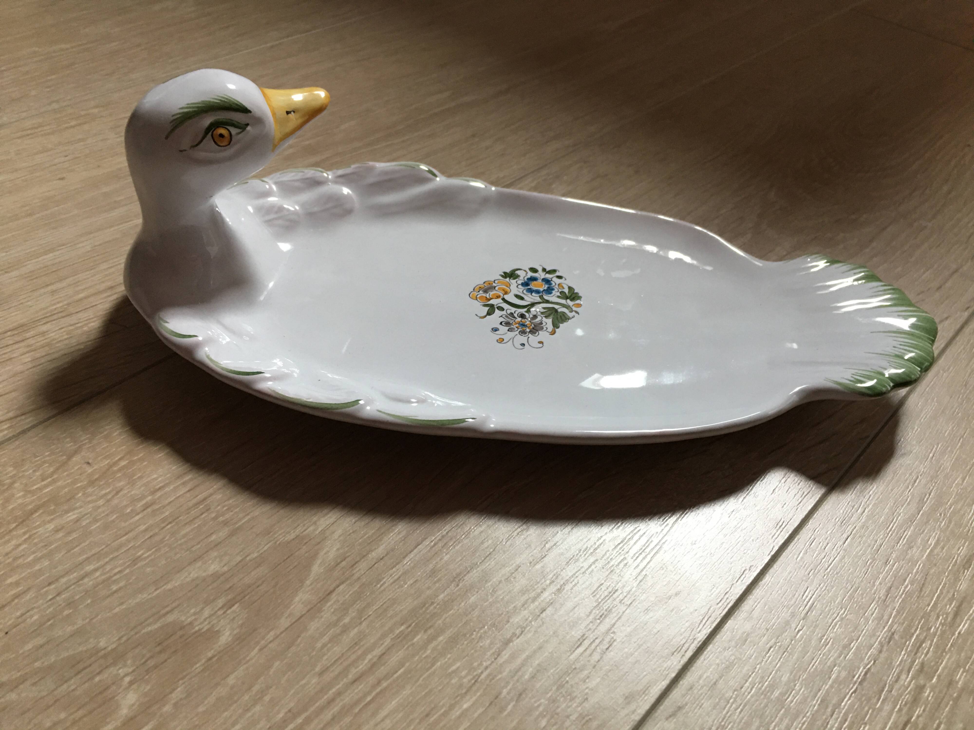 foie gras dish signed Moustiers