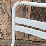 Duo of vintage metal Tolix chairs
