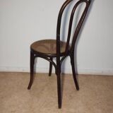 Caned bistro chair