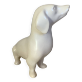 White ceramic dog