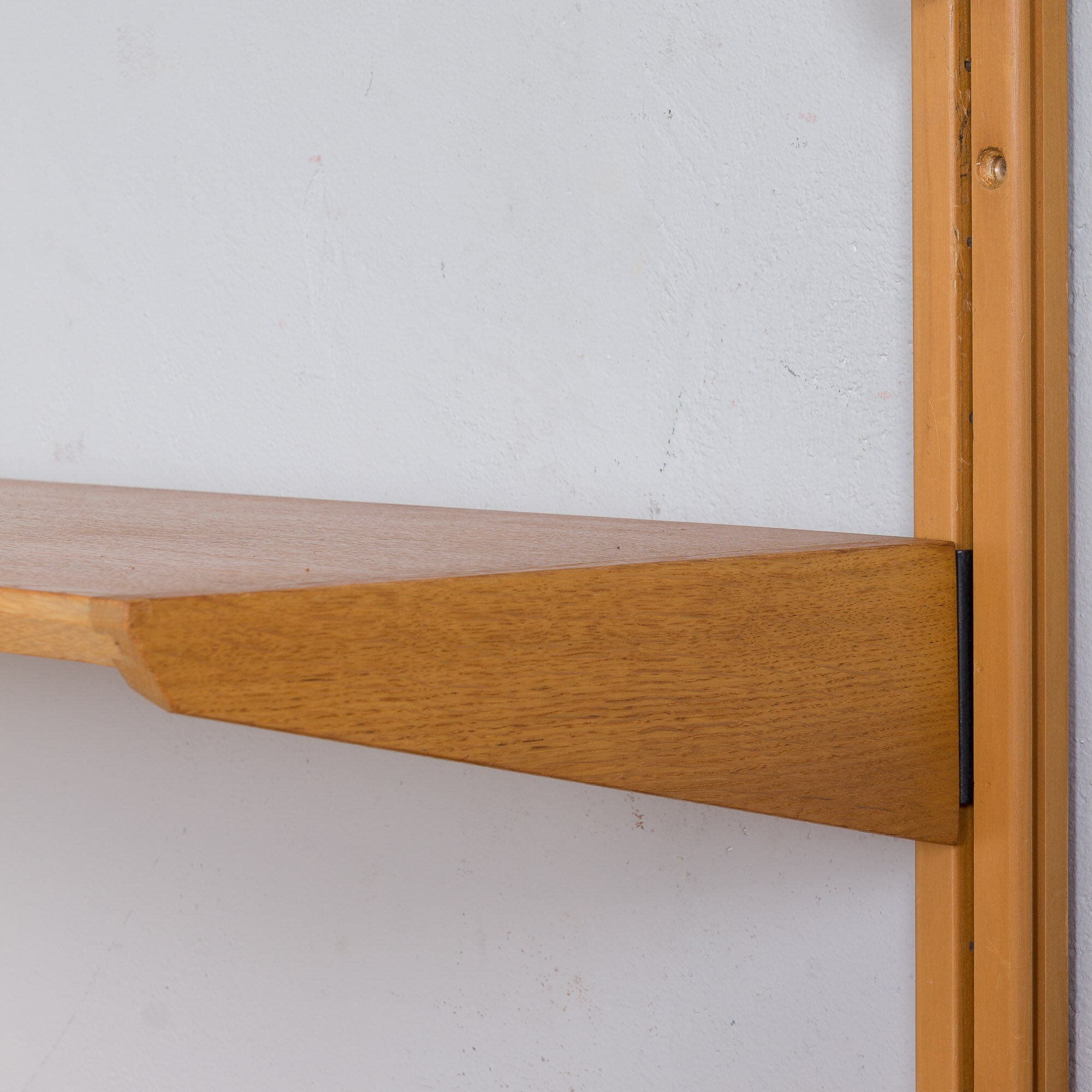 Two-bay oak wall unit by Sven Andersen, Norway 1970